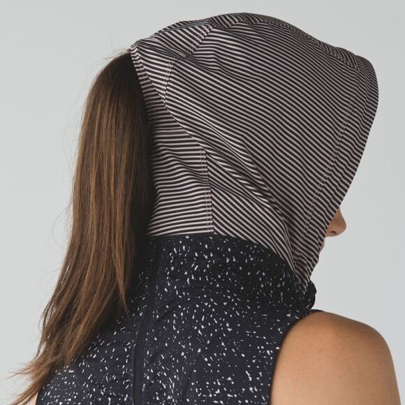 LULULEMON Go The Distance Vest Butterfly Texture Mink Berry Black - Picture 2 of 16